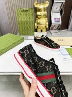 Мужские кеды Gucci с мехом