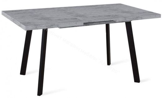 Стол Dikline HB120 Бетон (ЛДСП EGGER)/опоры черные