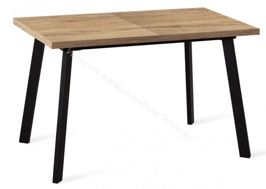 Стол Dikline HB140 Дуб Галифакс натуральный (ЛДСП EGGER)/опоры черные