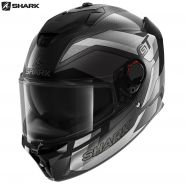 Шлем Shark Spartan GT Pro Ritmo Carbon, Чёрно-серый матовый