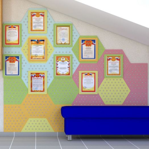 ИСС-003 Информационный стенд “Лесенка” (4600х2200 мм)