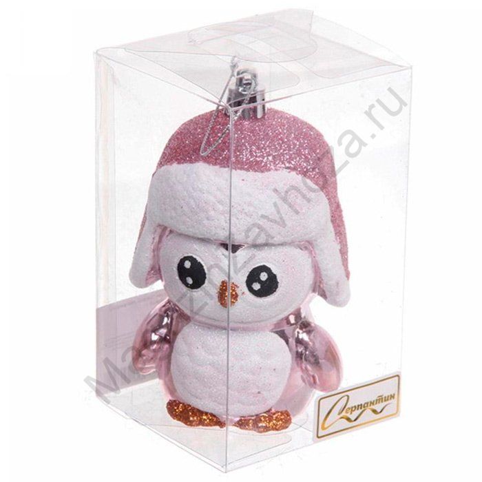 Ел.укр. Милый пингвинёнок 12*7*12 см, розовый 916-0823