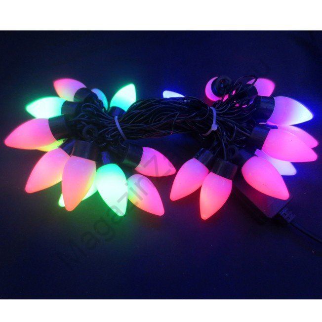 Электрическая гирлянда фигур 20л овалы 5м 1 реж.141-1816H