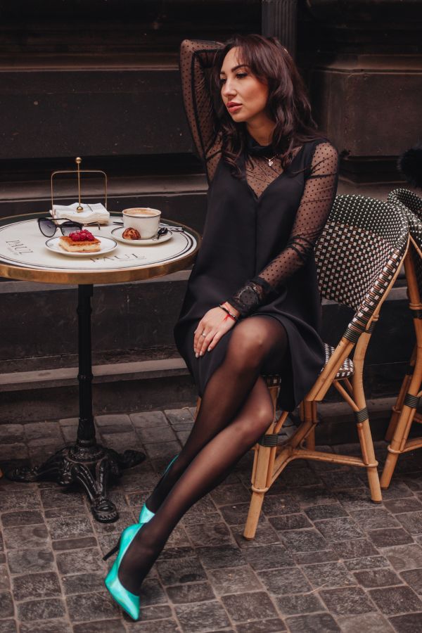 Платье Agio черное