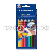 Карандаши акв.12цв.STAEDTLER Noris кисть 14410NC12