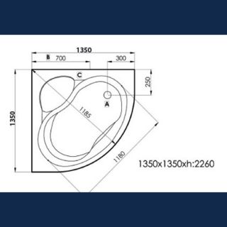 Kompakt duş kabinleri rainbow cisgisi -1