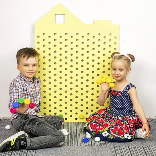 НПД-002 Настенная панель "Средний Домик" (640х1000 мм)