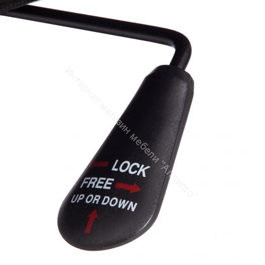 Кресло DRIVER (22) кож/зам/ткань, черный/красный, 36-6/TW-08