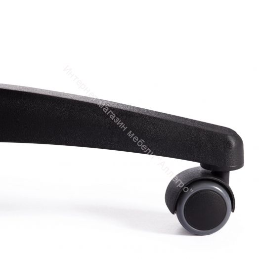 Кресло DRIVER (22) кож/зам/ткань, черный/синий, 36-6/TW-10