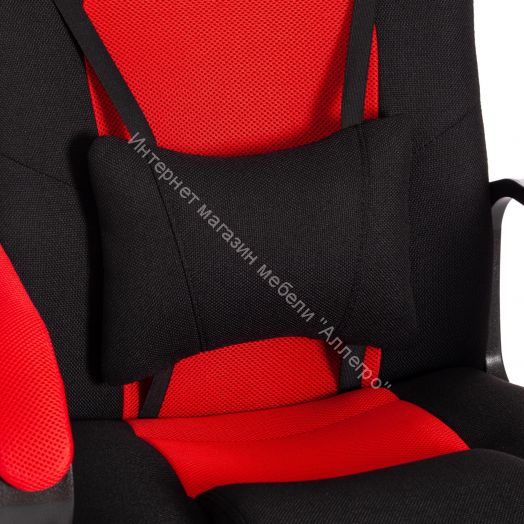 Кресло DRIVER (22) ткань, черный/красный, 2603/TW-08