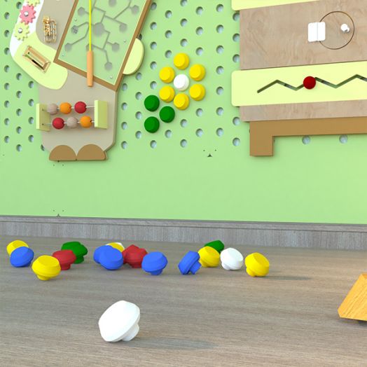 НПД-456 Комплект настенных панелей "Зверята" (3 модуля)