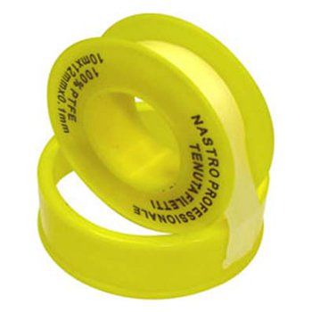 Лента фум 1/2" (12мм)*0.1мм*10м (желтая) (4533)