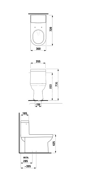 Laufen Pro унитаз 8.2395.3 ФОТО