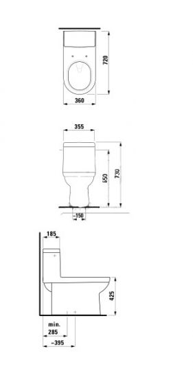 Laufen Pro унитаз 8.2395.3 ФОТО