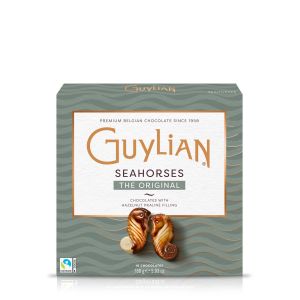 Конфеты шоколадные Морские коньки ассорти с начинкой пралине Guylian Sea Horses Original Praline - 168 г (Бельгия)