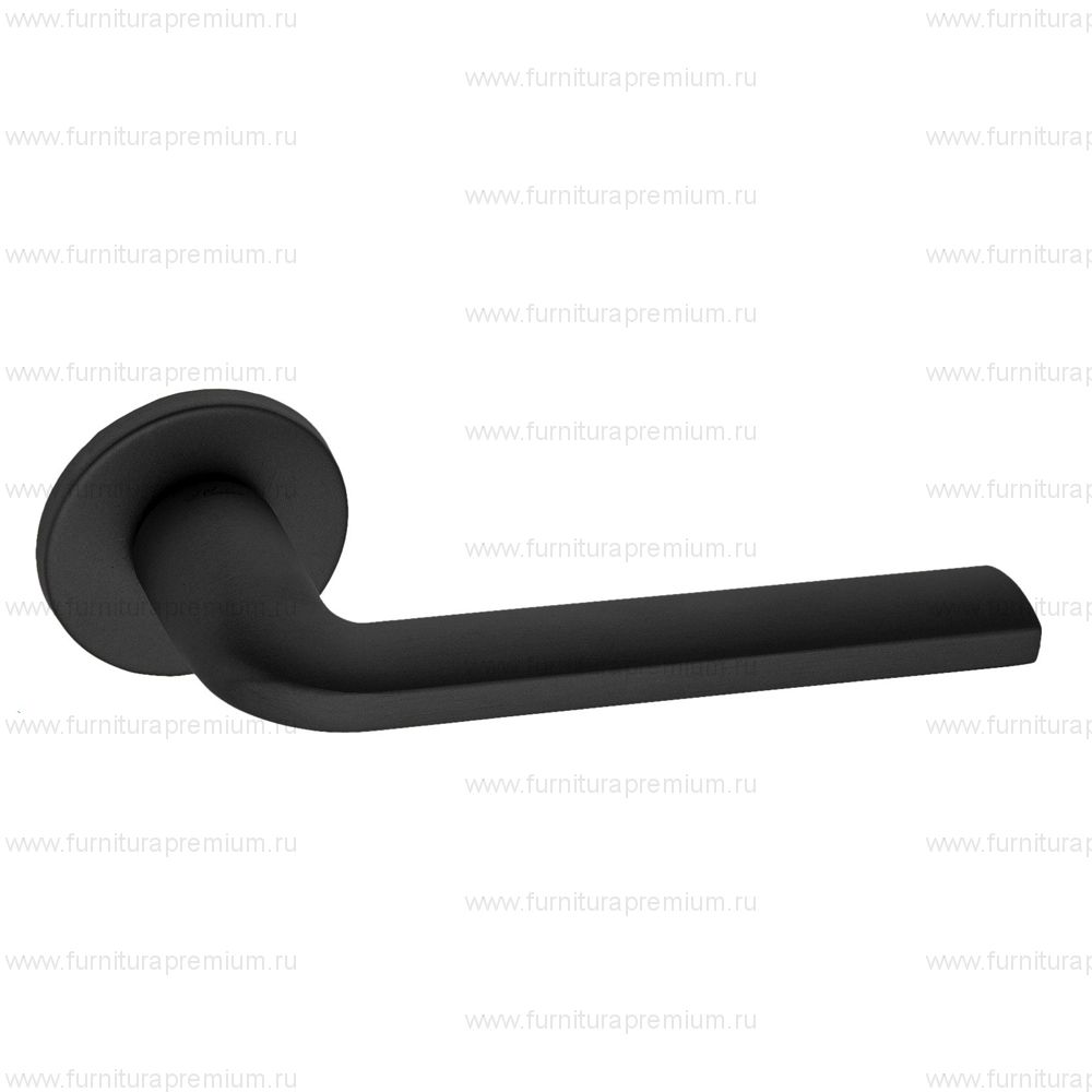 Черная дверная ручка Fratelli Cattini Linea 7 FS Black