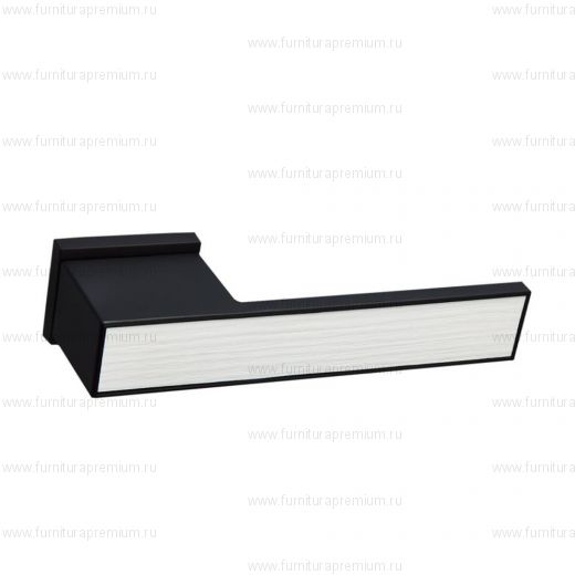 Черная дверная ручка Fratelli Cattini Cosmo Natura Riva 6 Black