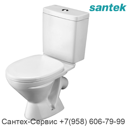 1.WH30.2.197 Унитаз - компакт Santek Лига