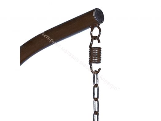 Подвесное Кресло Leset Саона каркас Коричневый подушка Бежевая