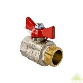 КРАН  шар. VALTEC   1/2"  ВР-НР БАБОЧКА VT.218.N.04