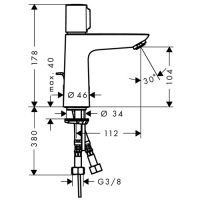 схема Hansgrohe Talis Select E 71750000