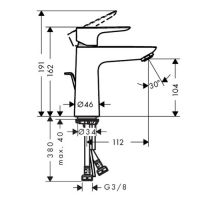 схема Hansgrohe Talis E 71710670