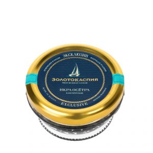 Осетровая черная икра Золото Каспия Астрахань Классическая - 100 г (Россия)