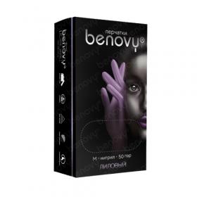 Benovy Лиловый S 50 пар/уп. (3,5 гр.) (нитрил)