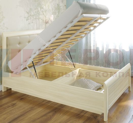 Карина Кровать КР-1031 (1,2х2,0) с П/Мех. и мягким изголовьем