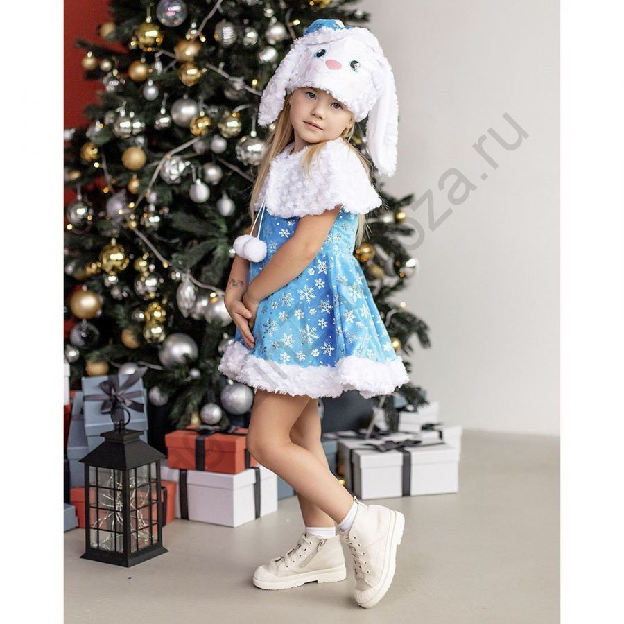 Карнавальный костюм Зайка Зоя р.104-52 /плюш/Пуговка/