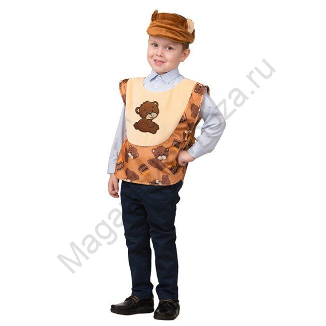 Карнавальный костюм Медведь  р 110-56 /текстиль/Батик/