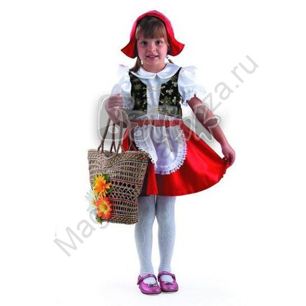 Карнавальный костюм Красная шапочка р 116-60 /текстиль/Батик/