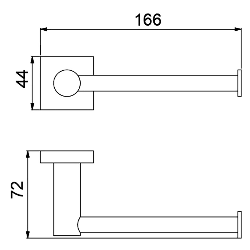 Туалетный бумагодержатель Timo Selene 12035/03 схема 3