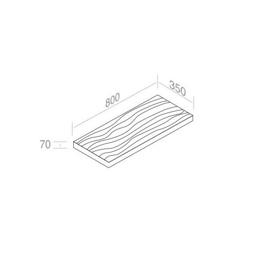 Душевой модульный поддон AET ITALIA WAVES MODULO DOCCIA P.82 DM21VX схема 3