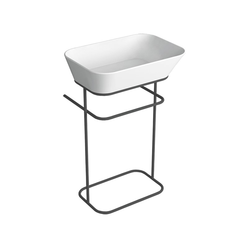 Изображение Консоль для раковины в ванную напольная Simas Wave WASA04