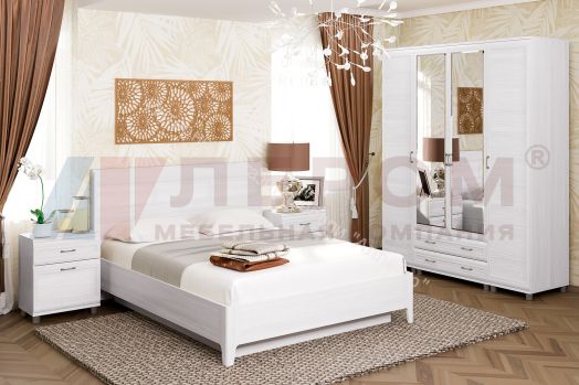 Кровать КР-1863 (1,6х2,0) с П/Мех и жестким изголовьем Мелисса