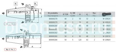Втулка переходная 1695AD+B-40-3-70 Bison Bial