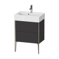 Компактная напольная тумба Duravit Xviu 49,3х58,4х38,4 для раковины для Vero Air 236860 схема 1