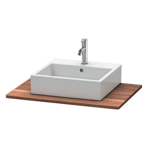 Cтолешница Duravit Xsquare XS061 из массива дерева с одним вырезом ФОТО