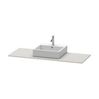 Cтолешница Duravit Xsquare 1,6х160х55 с одним вырезом слева или справа XS060H схема 3