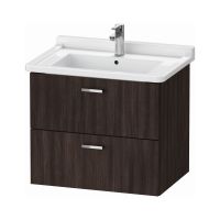 Тумба подвесная Duravit Xbase XB618 с двумя выдвижными ящиками схема 1