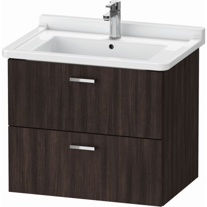 Подвесная тумба Duravit Xbase XB618 с двумя верхними выдвижными ящиками ФОТО