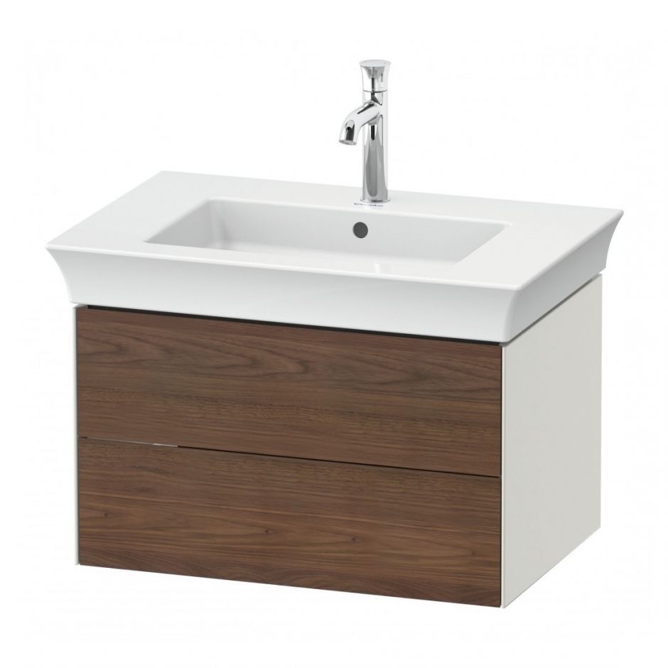 Подвесная тумба Duravit White Tulip с двумя выдвижными ящиками  WT434 ФОТО