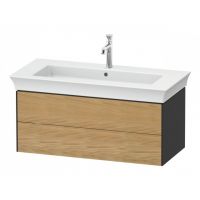 Подвесная тумба Duravit White Tulip с двумя выдвижными ящиками  WT434 схема 4