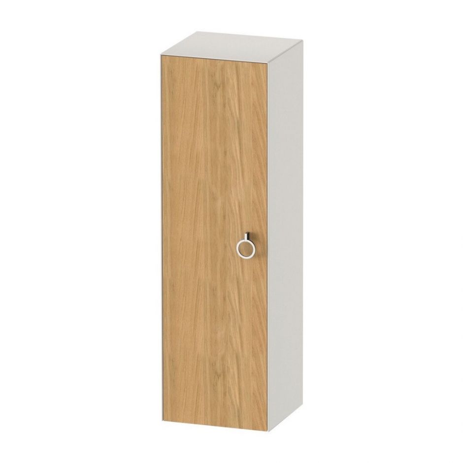 Изображение Шкаф-пенал Duravit White Tulip 132х40х36 с тремя стеклянными полками WT1333 L/R