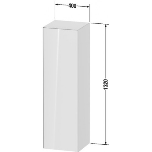 Высокий шкаф-пенал Duravit White Tulip WT1332 L/R ФОТО