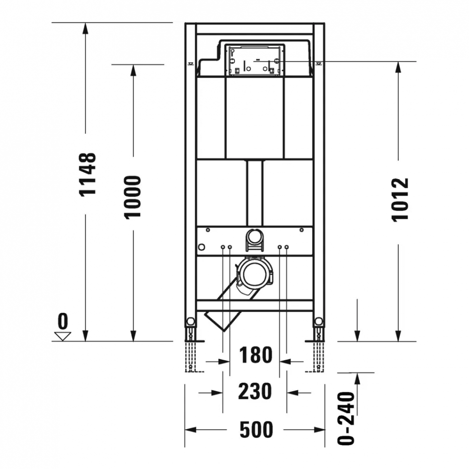 Инсталляция для унитаза Duravit WD100 ФОТО