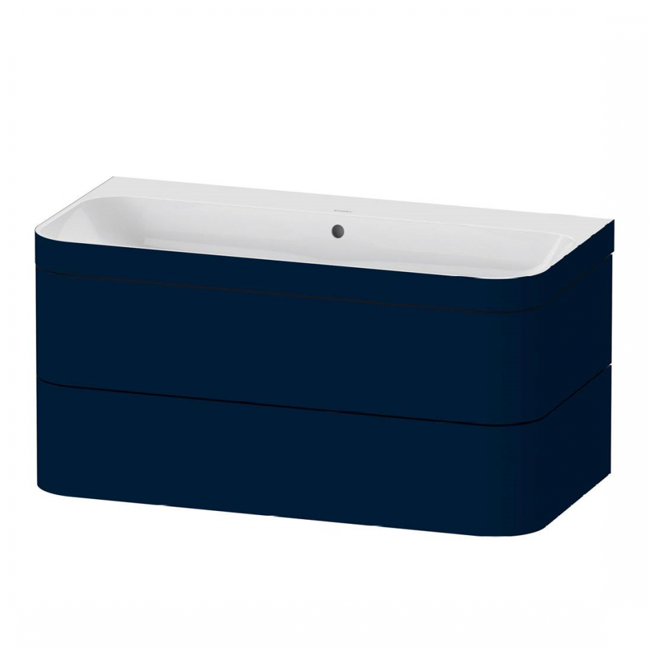 Изображение Тумба подвесная с раковиной Duravit Happy D.2 Plus 46,8x97,2x49 и двумя ящиками HP 4638