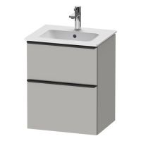 Компактная подвесная тумба Duravit D-Neo 62,5x51x45,2 для раковин ME by Starck схема 1