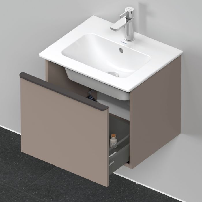 Подвесная тумба Duravit D-Neo 44х51х40,2 с одной дверцей DE4260 схема 1